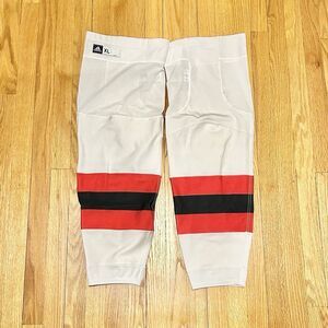 Adidas Size XL New Jersey Devils White Black Red Alt Pro Hockey Game Socks